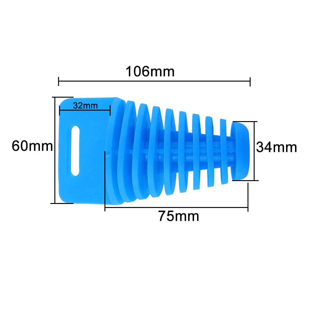 1PCS Universal Exhaust Pipe Plug Motorcycle Accessories Motocross Tailpipe Rubber Air Bleeder Silencer Wash Protector Cover