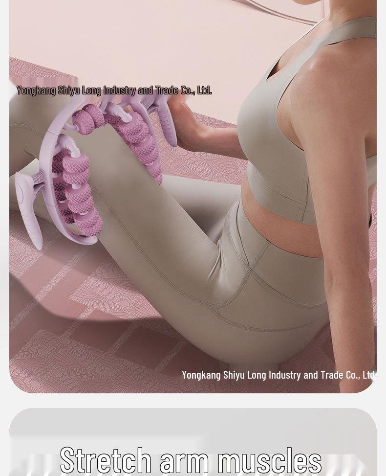 2025 Yoga Wheel: Leg Clamp Roller for Deep Muscle Relaxation and Fitness