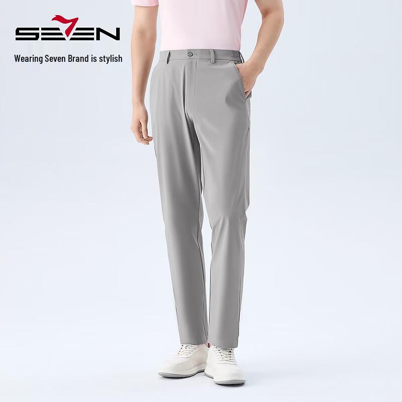 

SEVEN Men s Instant Cool Lightweight Business Casual Trousers 36