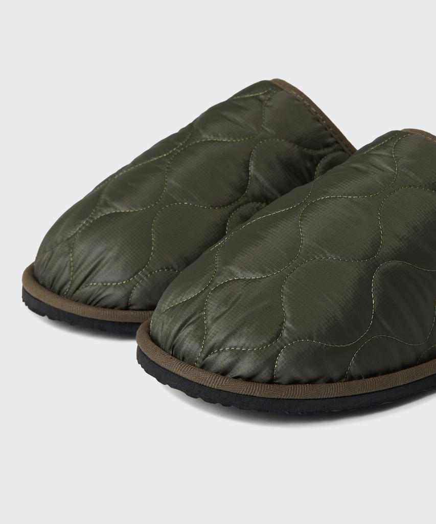 Musinsa Standard Onion Quilted Room Shoes [Khaki]