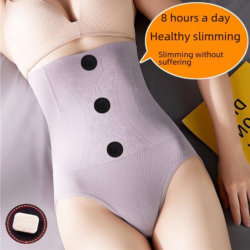 Pantaloni fără sudură cu talie înaltă pentru controlul burticii pentru femei - Lenjerie de corp pentru ridicarea șoldurilor și modelarea corpului postpartum