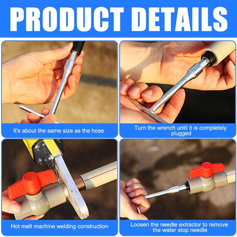 Pipe Waters Stopper Universals Waters Pin Waters Stopper Tool Hot Melt Waters Stop Pin Plugging Repair Plumbing Tool