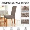 1PC Jacquard Dining Chair Cover Elastic Dustproof Chairs Cover New Solid Color Non-slip Chair Protector for Home Banquet Hotel