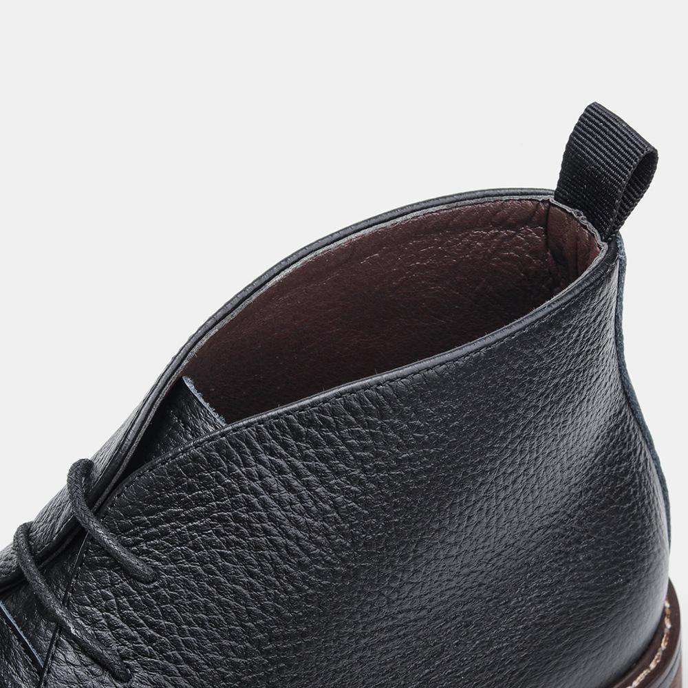 Men's Boots Genuine Leather Men's Ankle Boots Brand Quality Chelsea Boots for Men