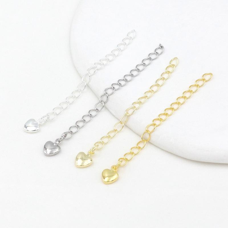 K Bag Gold Color Retention Tail Chain Extension Chain Homemade Bracelet Necklace DIY Handmade Accessories Handmade Jewelry Material D
