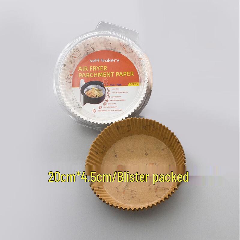 

ZISIZ Cat-shaped Round Air Fryer & Baking Paper Liners
