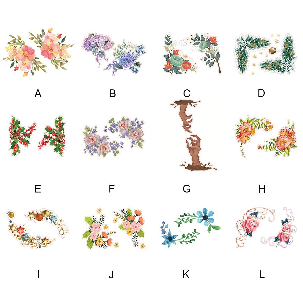 Наклейки Стилі роспису троянд Красиві елегантні наклейки на стіни холодильника Мистецьке скло Прикраса туалету Самоклеючі Різдво