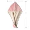 Double Thick Dry Hair Towel Double Sides Use Dry Hair Cap Multi-color Strong Absorbent Rippled Edge Thick Quick Drying Bath Hat