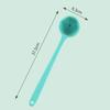 Back Scrubber for Men and Women Silicone Bath Brush Long Handle Double Sided Extended Bathing Scrubbing Massage Brush