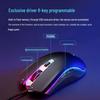 Rapoo V25S Large Ergonomic RGB Wired Gaming Mouse