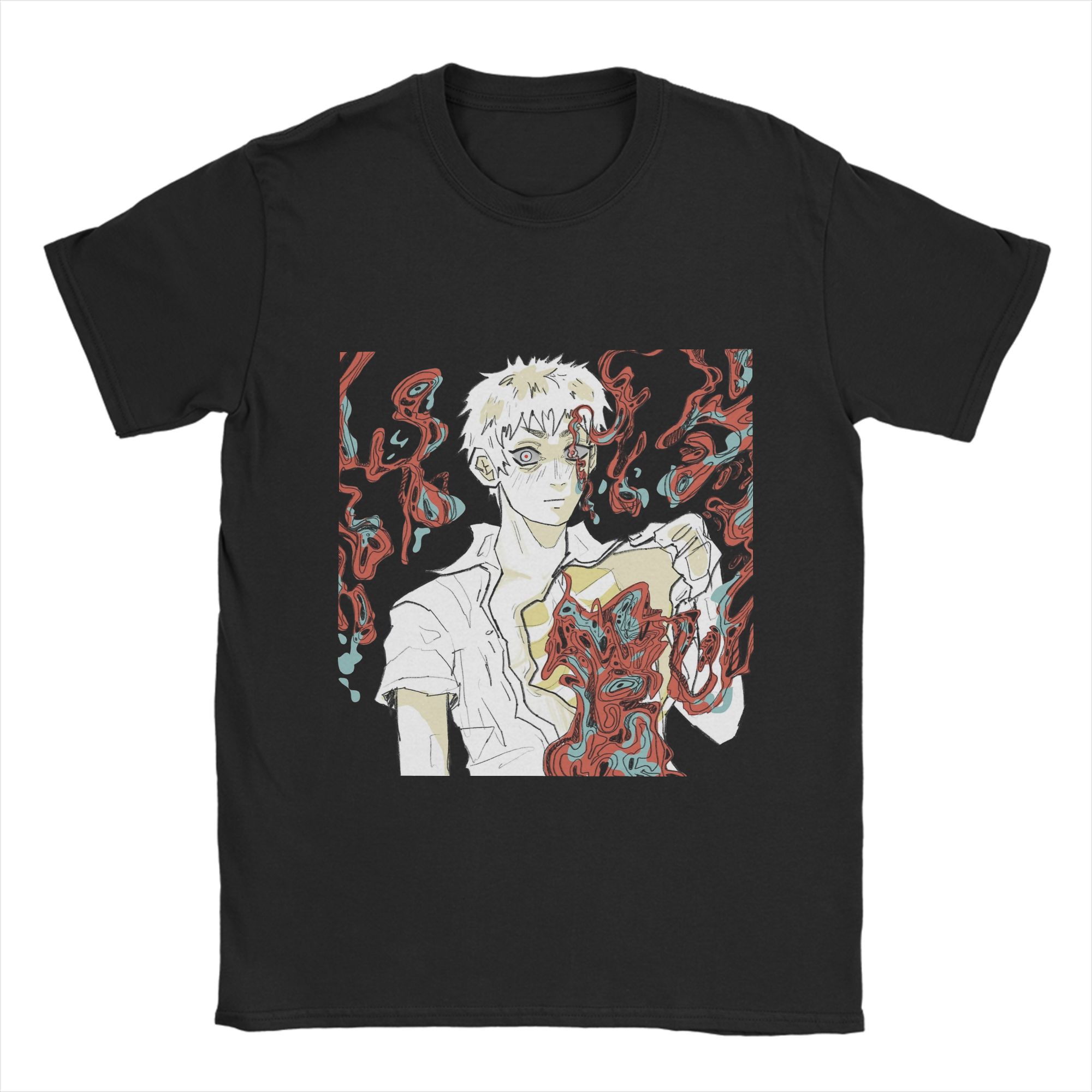 

The Summer Hikaru Died T-Shirt Men Vintage Pure Cotton Tee Shirt O Neck Short Sleeve T Shirt New Arrival Clothing 5XL різнокольоровий