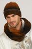 Rosario Men' Winter Hat in Shaded Red Color