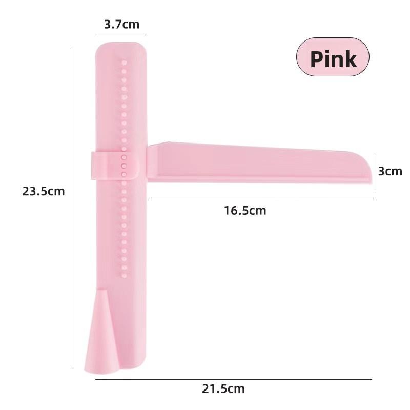 Adjustable Cake Scraper Smoother Tool Set Height-Adjustable Plastic Icing Smoother for Cake Decorating & Baking розовый