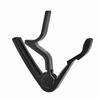 Portable Quick Change Tune Clamp Handheld Tuner Capo for Folk Guitar Black
