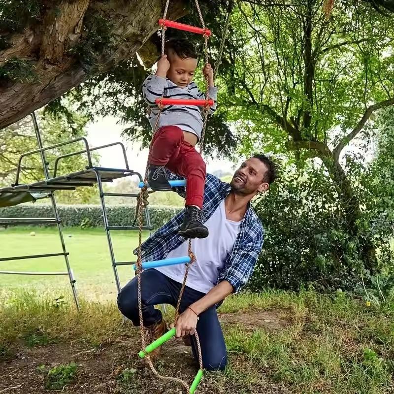 Children's Climbin Children's Rope Ladder Swing, Outdoor Game Toys 5th Floor Ladder Playground Indoor Children's Climbing Toys