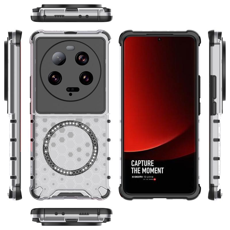 Universal Honeycomb Magnetic Case for Redmi K60 Extreme/Xiaomi 15T Pro - Heat Dissipation & Anti-Fall Protection