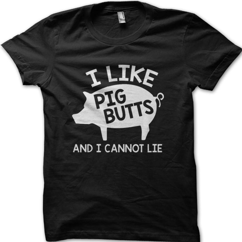 I like Pig Butts and I cannot lie funny t-shirt OZ9116 S разноцветный