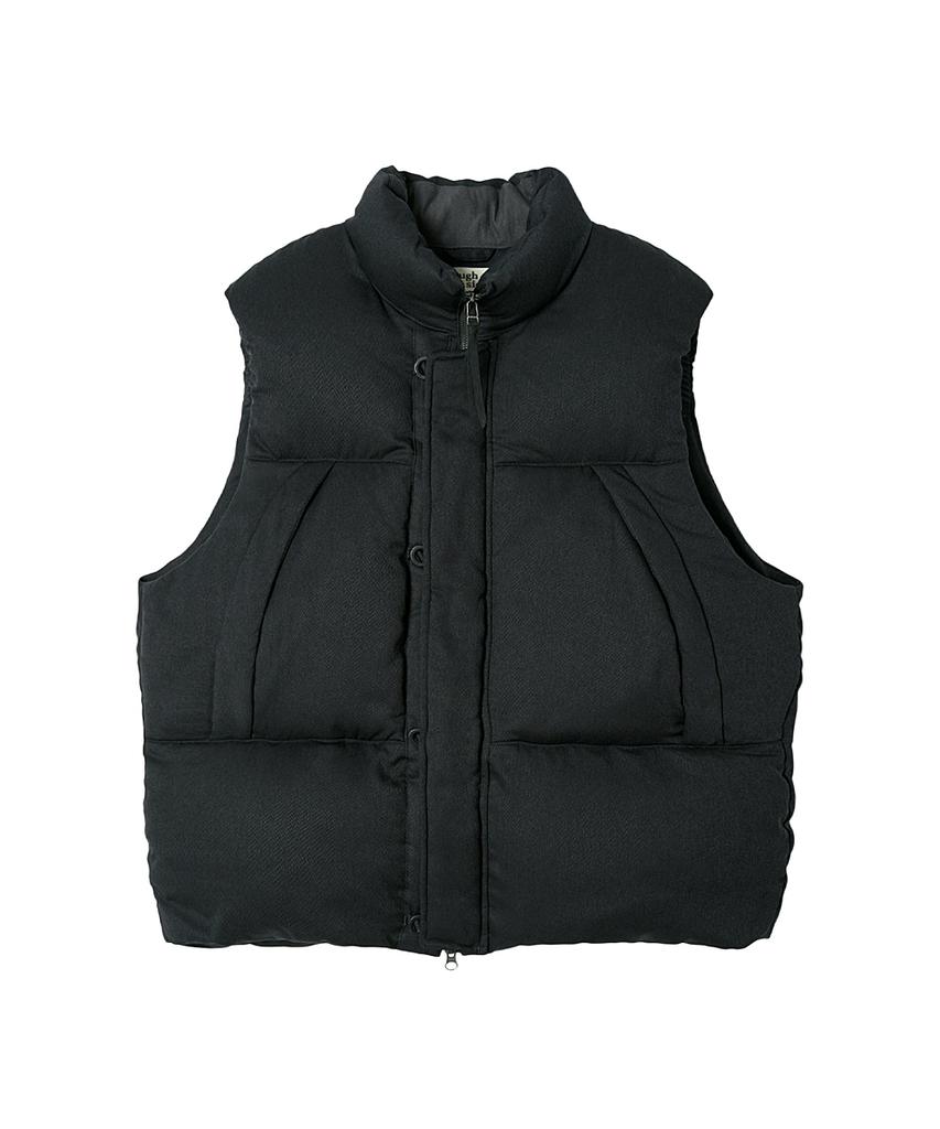 Roughside Field Down Vest Ash Black