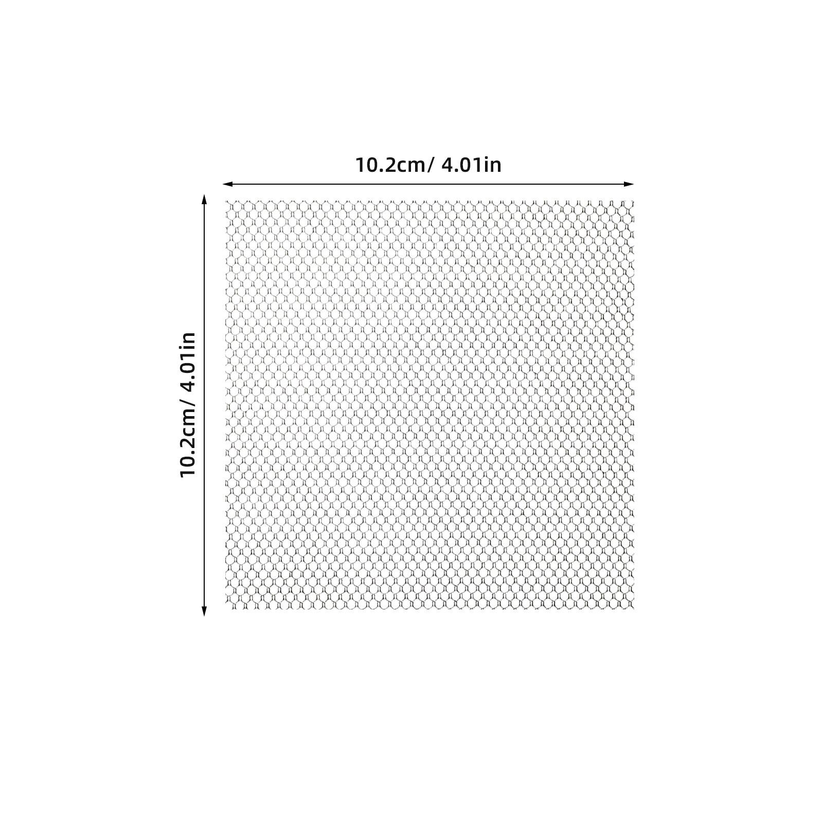 

30Pcs Lightweight Eye Mesh Sheet for Mask Making Clear Visibility Mesh Fabric for Cosplay Costume DIY Crafts Stage Performance 10.2X0.05X0.05CM