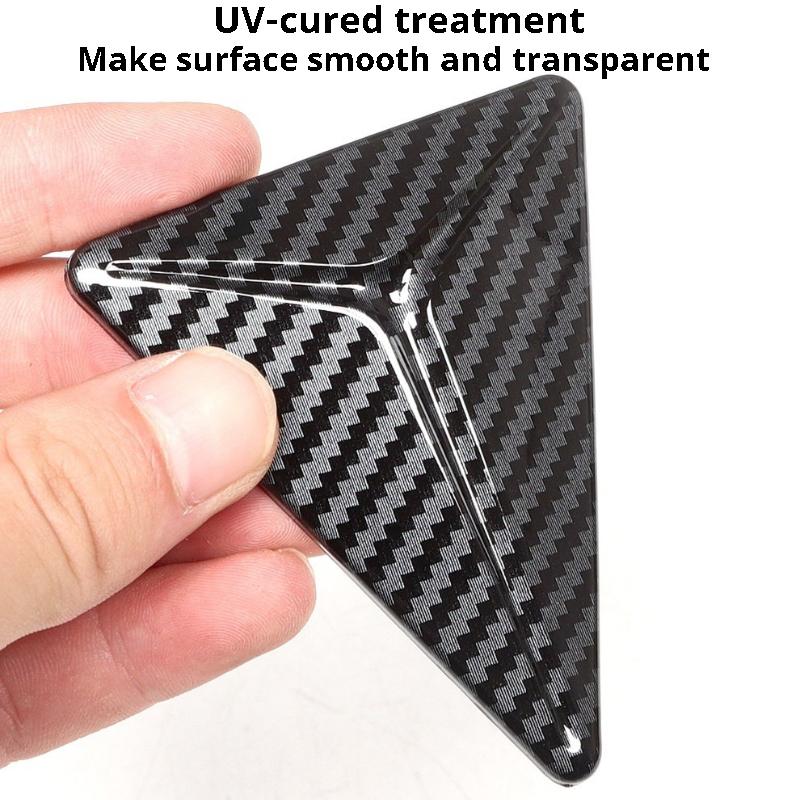 For Deepal L07 S07 Car Badge Stickers Front Rear Steering Wheel Emblem Decal Carbon Fiber Exterior Modification
