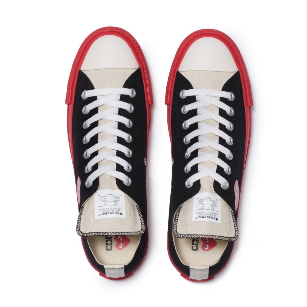 Play Cdg Converse Chuck Taylor Low Black Az K122 001