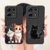 Cartoon Cat Painting Phone Case For Infinix Note 30 Pro 30i Note30 VIP Back Cover Soft Matte Silicone Daisy Flower Bow Fundas