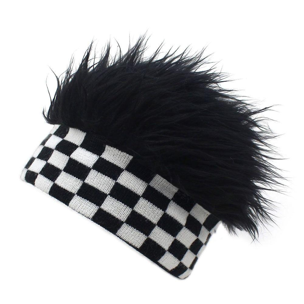 

Взрослая Унисекс Дышащая Синтетическая Шапка-парик Веселые Шапки с Короткой Прической Искусственная Шапка для Волос Аксессуары для Волос