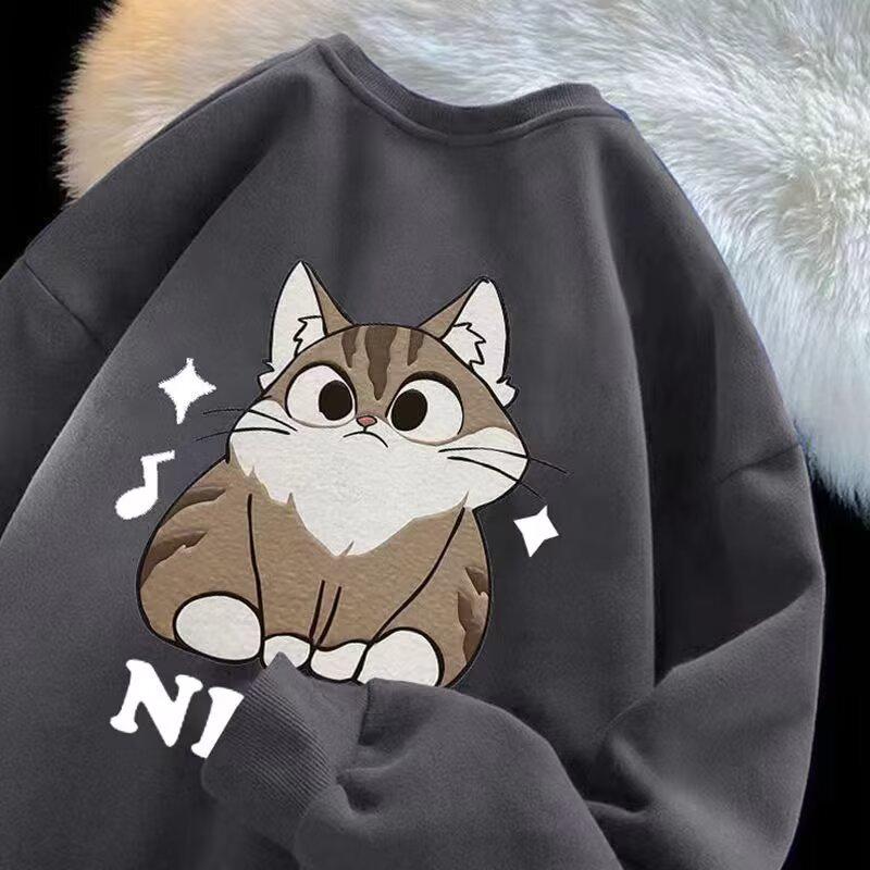 Men s Youth Round Neck Loose Hoodie - Spring/Autumn 2025 Edition XL