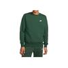 Nike Embroidered Letter Crewneck Pullover Sport Long Sleeve Sweatshirt Men Sweatshirt Green BV2663-323