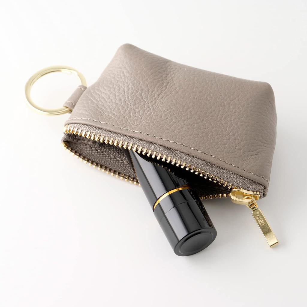 BS Solid Black Slip-on Pouch, Leather, OSL-2601