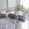 Foldable Storage Box Fabric Canvas Toys Cosmetic Holder Basket Desk Organiser