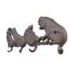 Sturdy Cast Iron Construction 4 Pork Chop Hook for Daily Use in Outdoor and Indoor Spaces