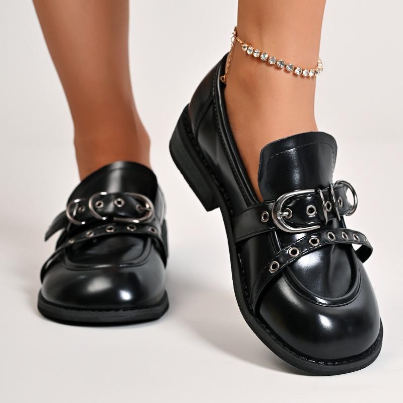 British Style Retro Loafers Women's 2026 Spring and Summer New Simple Deep-mouth Single Shoes