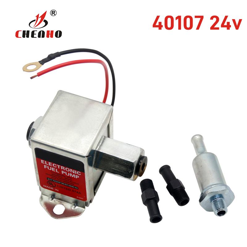 

High Quality 24V With Red Label Low Pressure Fuel Pump For Carburetor For FORD 40106 40107 40107 24V