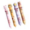 4Pcs Multicoloured Ballpoint Pen Set with Retractable Designs 0.5mm Tip For Students, Teachers and Professional Writing