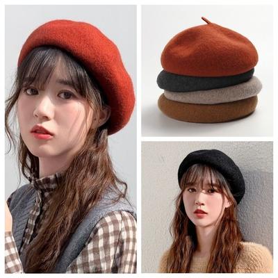 Cloud Painter Caps Keep Warm British Beanie Hat Elegant Women Wool Berets  Girls