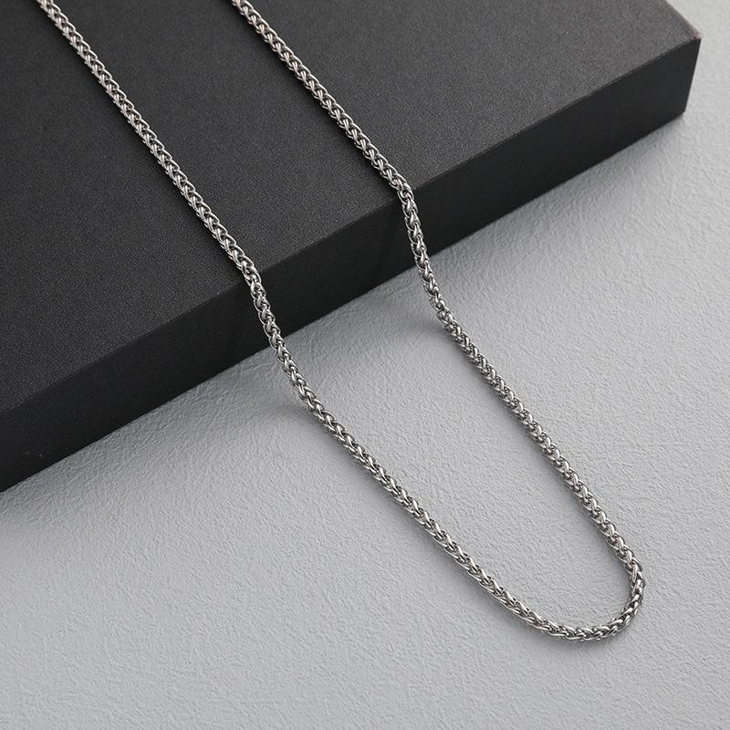 

Ожерелье из титановой стали в стиле кубинского хип-хопа: Модная толстая цепь для мужчин и женщин