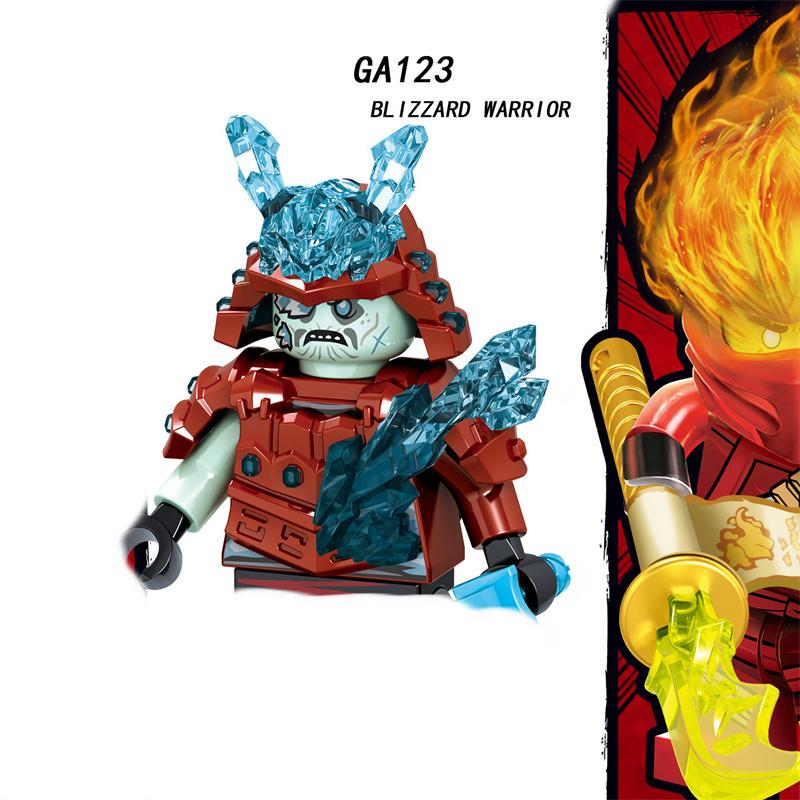 

MOC креативная одиночная продажа A001-008 GA123-130, серия фильмов, рождественские детские собранные подвижные строительные блоки, мини-игрушки