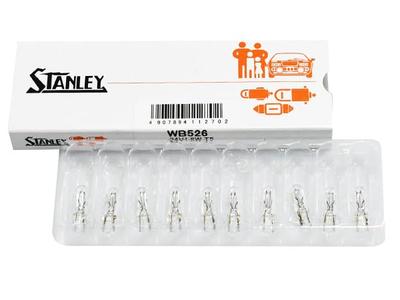 Stanley WB526 Wedge Base Bulb, 24 V, 1.8 W, Pack of 10