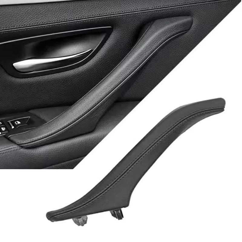 Compatible Interior Door Leather Handle for 2010-2017 BMW 5 Series F10/F11/F18 520i/523i