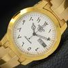 MĘSKI ODNOWIONY SEIKO 5 JAPAN 6309A AUTOMATYCZNY ARABSKI BIAŁA TARCZA ZEGAREK a426405-2