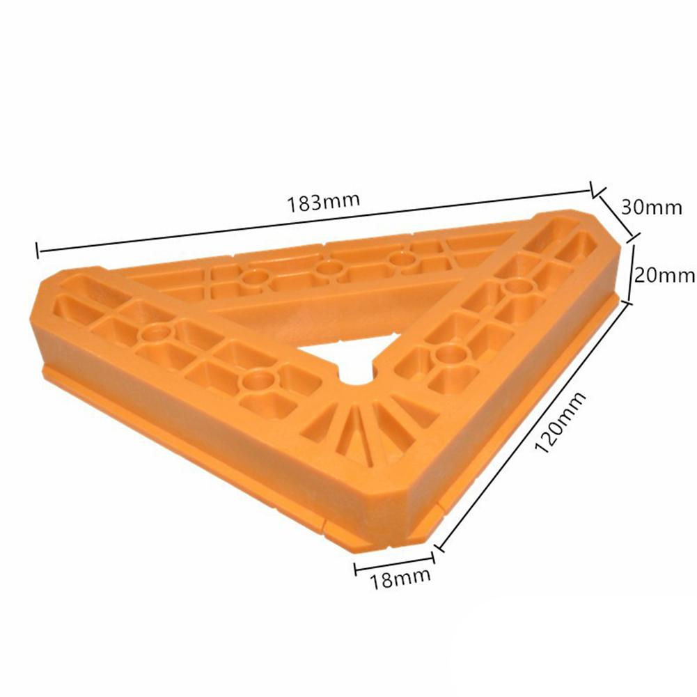 Wood Corner Clamping Tool Set with Triangular Structure for Stable Support During Gluing Drilling and Sawing Operations