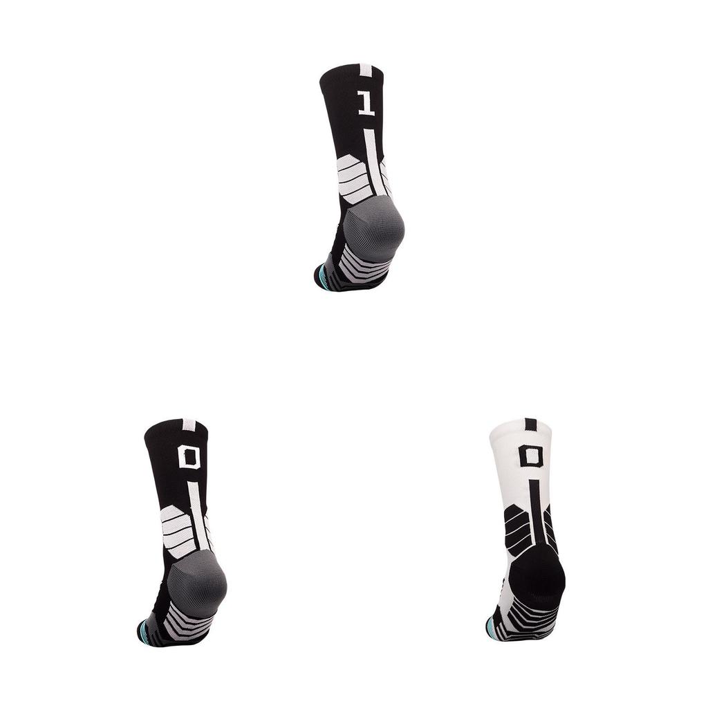 Basketballsocken für Erwachsene aus atmungsaktivem Nylonmaterial für sportliche Leistung und Feuchtigkeitstransport