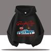 2025 New Vintage Car Children's Hooded Sweatshirt with Cartoon Print, Boys' Sportswear, Girls' Casual Top, Fall-winter Clothing