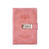 Dazzling PU Leather Notebook Square Premium Quality Notepad Stylish Lockable Journal  Travel