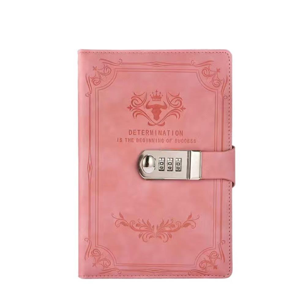 Dazzling PU Leather Notebook Square Premium Quality Notepad Stylish Lockable Journal  Travel