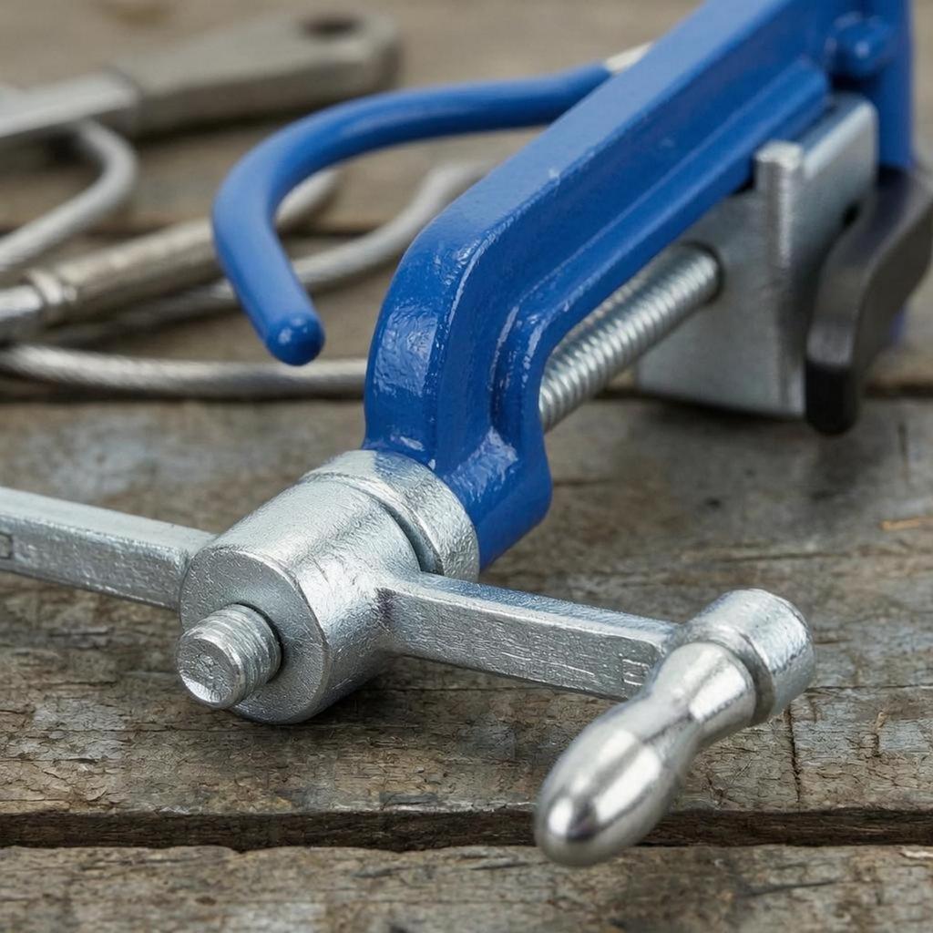 Screw Strapping Tool Threaded Mechanism Tie Band Tensioner HandOperated Manual Tightening
