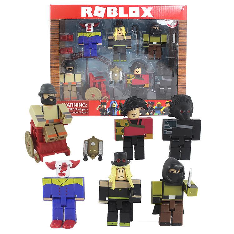 Roblox Action Figures 2.5 Inch Werewolf Night Themed 6 Pcs Collectible Virtual Dolls With Accessories Gift Box Set For Kids
