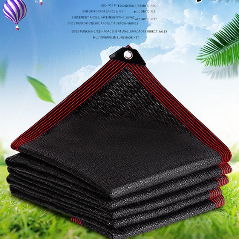Schwarzes Sonnensegel UV-Schutz Segeln Sukkulenten Pflanzen Schutzhülle Haus Sonnenschutz 75% Schattierung Garten Gewächshaus Sonnenschutznetz