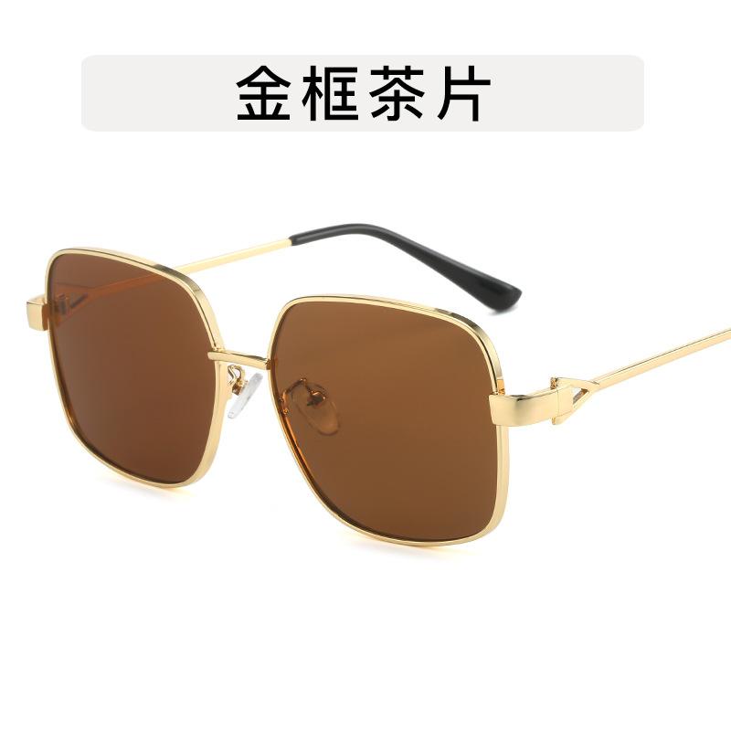 Hip Hop Style Sunglasses Man Woman Square Shape Metal Frame Sunglasses Women UV400 Protection Male Female Sun Glasses
